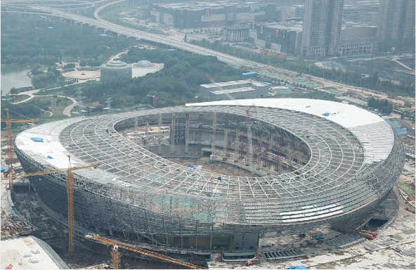 鄭州市奧林匹克體育中心項目鋼結構工程