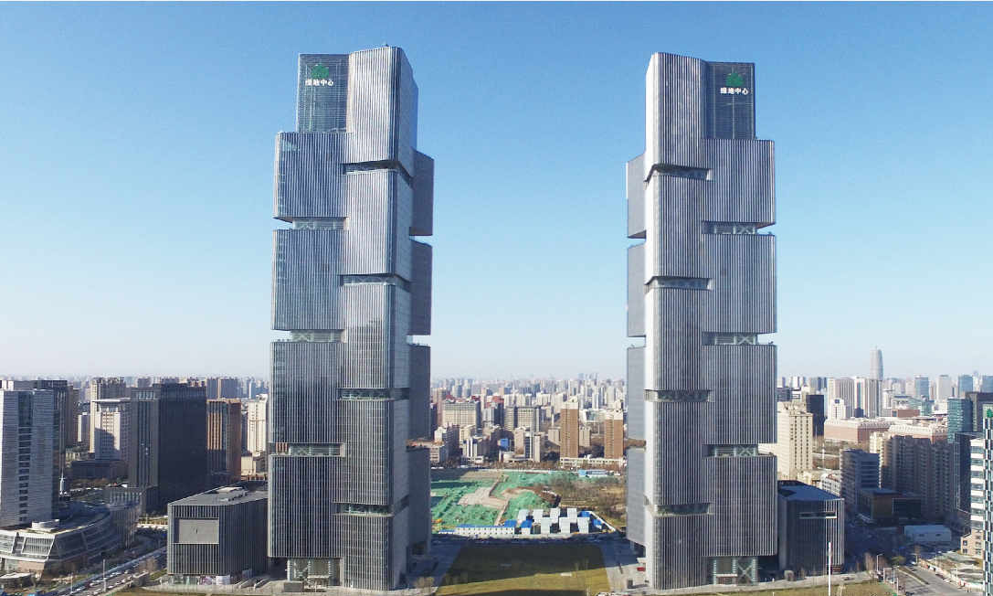 鄭州綠地·中央廣場鋼結構工程（中原地區(qū)第一高樓，約300米）   上海市建設工程金屬結構“金鋼獎”