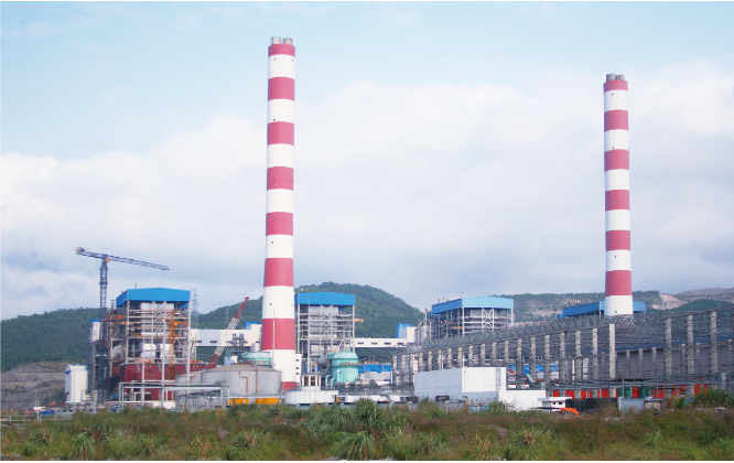 越南廣寧電廠二期2x300MW機組工程鋼結構安裝項目