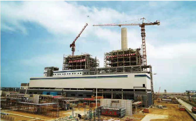 巴基斯坦中電胡布發(fā)電廠鍋爐一標段安裝工程