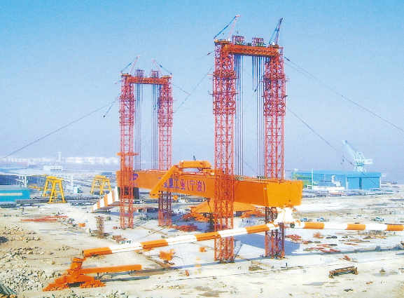 寧波三星-800T門式起重機安裝   省外揚子杯