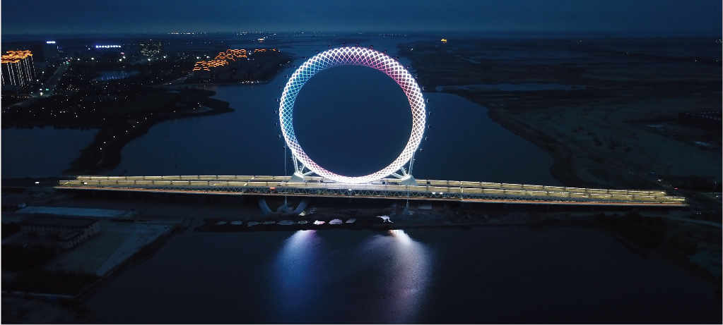 濰坊白浪河摩天輪安裝工程